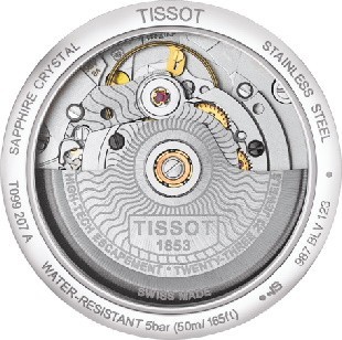 TISSOT Chemin Des Tourelles Powermatic 80 Lady T099.207.22.1