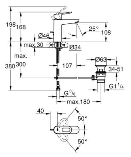 Grohe BauLoop 123225MK