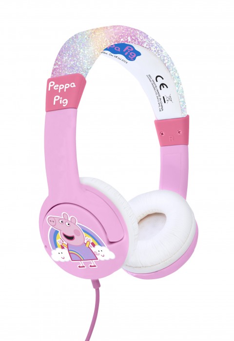 OTL Peppa Pig Glitter Rainbow Peppa Kids Headphones