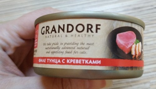 Grandorf Adult Canned with Tuna Fillet/Shrimps 0.42 kg