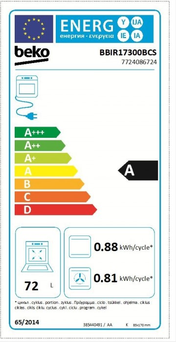 Beko BBIR 17300 BCS