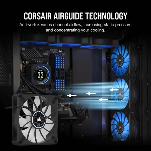 Corsair ML120 LED ELITE Black/Blue