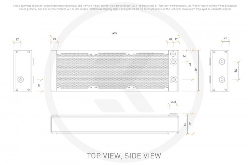 EKWB EK-Quantum Surface X360M - Black