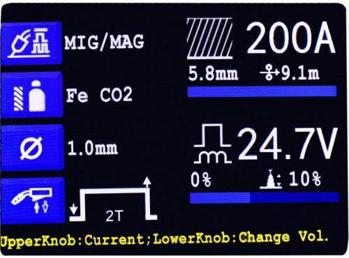 Magnum MIG 223 LCD Dual Puls Synergia