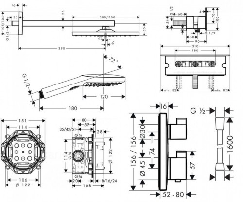 Hansgrohe Ecostat Square 2A131218