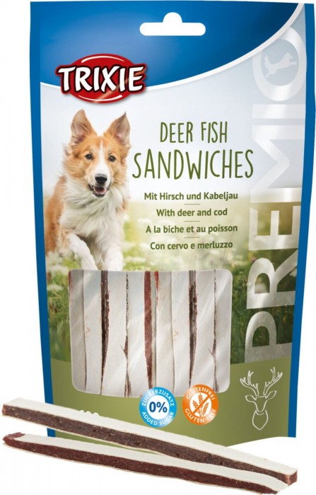 Trixie Premio Deer Fish Sandwiches 100 g