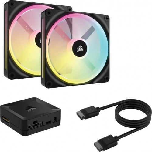 Corsair iCUE LINK QX140 RGB Black Dual Kit