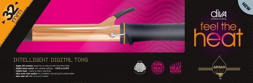 Diva Argan Digital Tong 32 mm