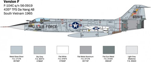 ITALERI F-104 Starfighter A/C (1:32)