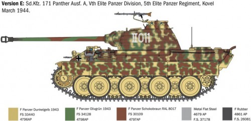 ITALERI SD.KFZ. 171 Panther AUSF. A (1:35)