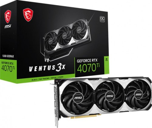 MSI GeForce RTX 4070 Ti VENTUS 3X E 12G OC