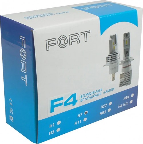 FORT F4 H7 6000K 2pcs