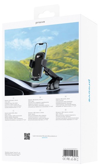 Proove Car Holder Longway Plaid Suction Type