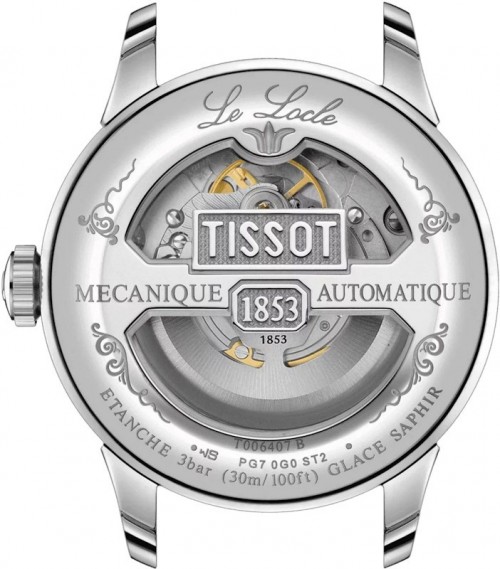 TISSOT Le Locle Powermatic 80 Open Heart T006.407.16.033.01