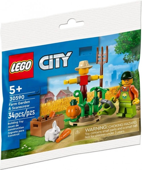 Lego Farm Garden and Scarecrow 30590