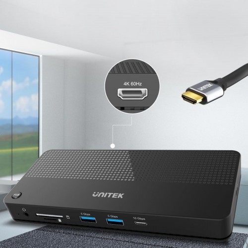 Unitek USB-C 4K KVM Docking Station
