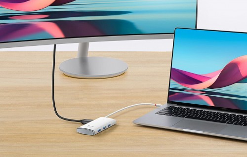 BASEUS Lite Series 5-in-1 USB-C to 3xUSB-A/USB-C/HDMI 0.2m