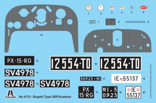 ITALERI Bugatti Type 35B Roadster (1:12)