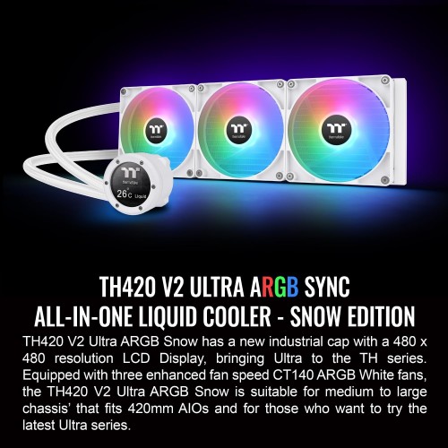 Thermaltake TH420 V2 Ultra ARGB White