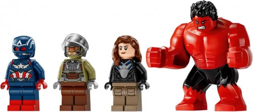 Lego Captain America vs Red Hulk Battle 76292