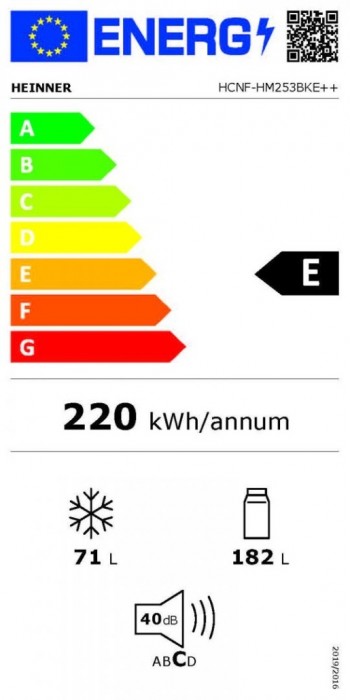 Heinner HCNF-HM253BKE++