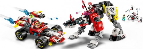 Lego Coopers Tiger Mech and Zeros Hot Rod Car 71497