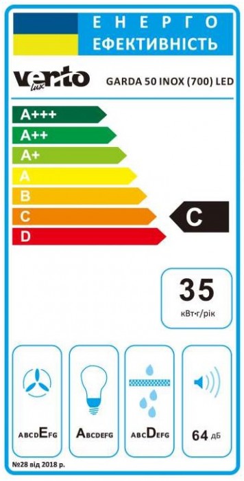 VENTOLUX Garda 50 IX 700 LED