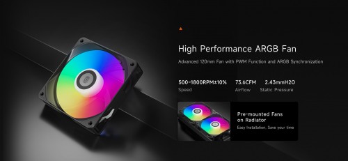 PCCooler DA240 ARGB Black