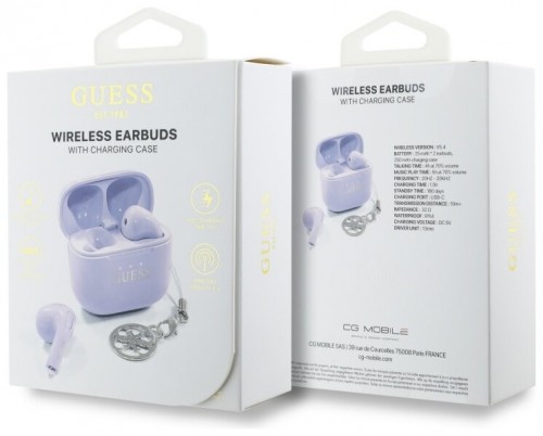 GUESS Glossy Effect Printed Classic Logo & Charm