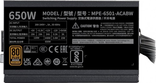 Cooler Master MPE-6501-ACABW-3B
