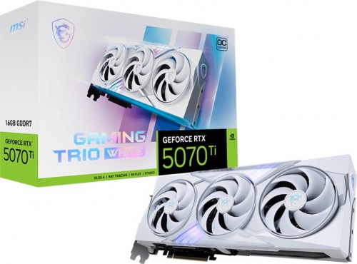 MSI GeForce RTX 5070 Ti 16G GAMING TRIO OC WHITE