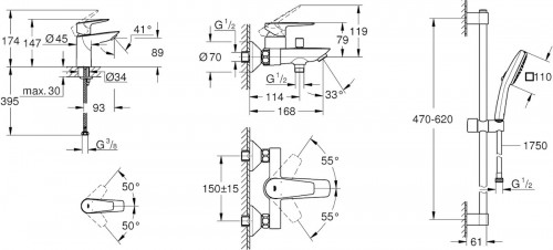 Grohe BauEdge UA123218K1