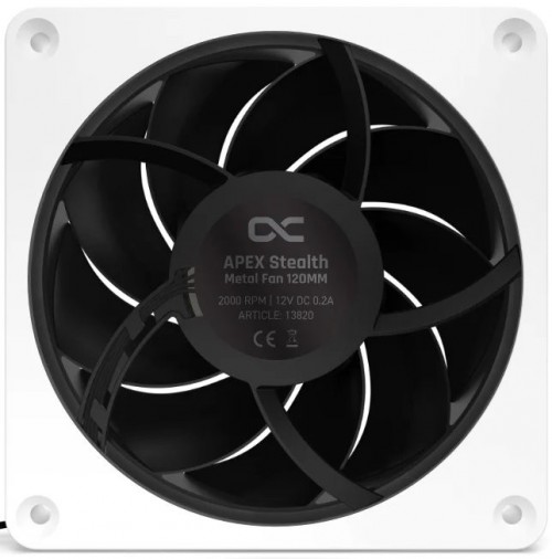 Alphacool Apex Stealth Metall Lufter 2000rpm White