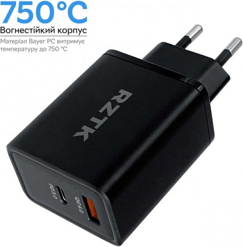 RZTK GaN2 65W USB-A + USB-C