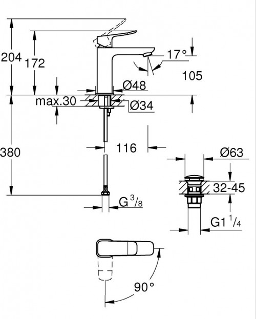 Grohe Dice 1018360000