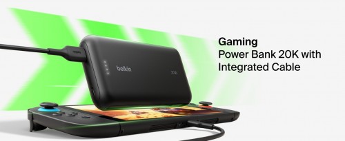 Belkin Gaming Power Bank 20K 30W with USB-C Cable