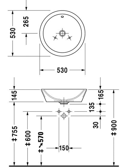 Чертеж с размерами