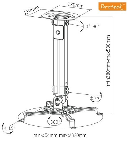 Brateck PRB-18S