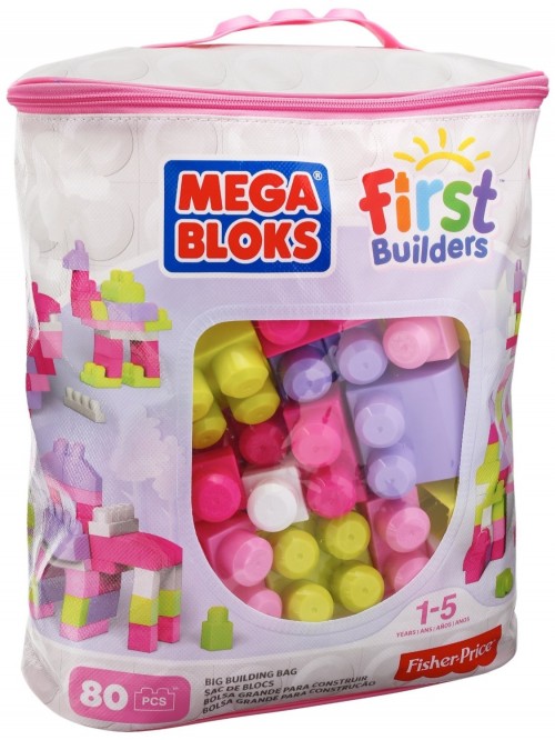 MEGA Bloks Big Building Bag (Pink) DCH62