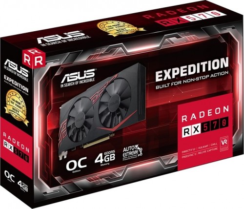 Asus Radeon RX 570 EX-RX570-O4G