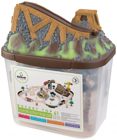 KidKraft Bucket Top Construction Train Set 17805