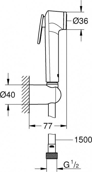 Grohe Tempesta-F Trigger Spray 30 26353