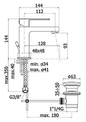 Paffoni Effe EF 075