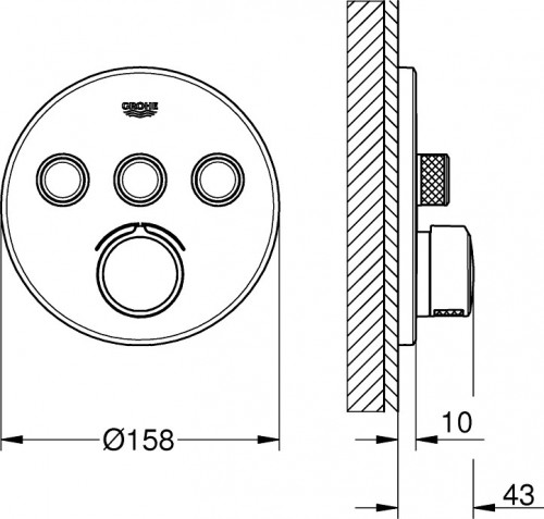 Grohe Grohtherm SmartControl 29146