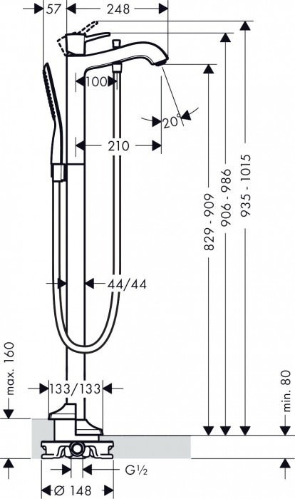 Hansgrohe Metropol Classic 31445