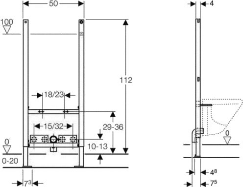 Geberit Duofix 111.534.00.1