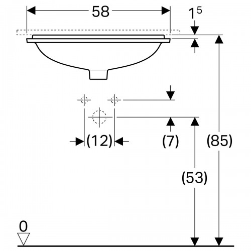 Geberit VariForm 58 500767012