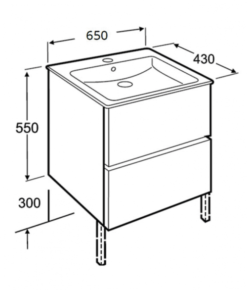 Roca Cube 65