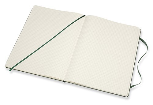 Moleskine Squared Notebook Extra Large Green