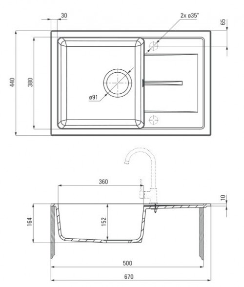 Deante Leda ZRD 7113